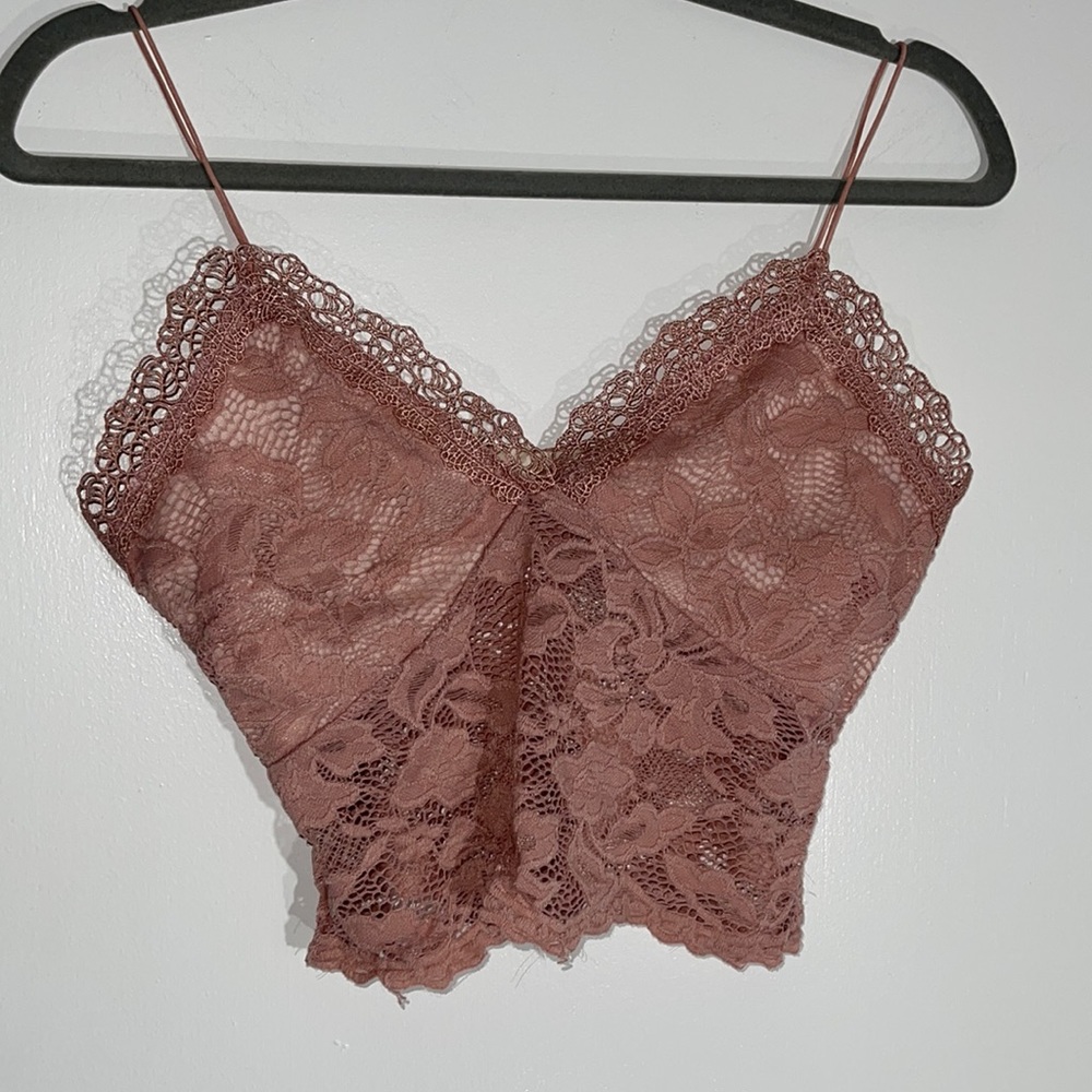Lace crop top